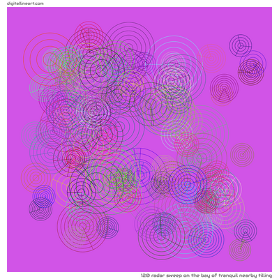 The Bay of Tranquil nearby Tilling — Radar Sweep, 120 elements