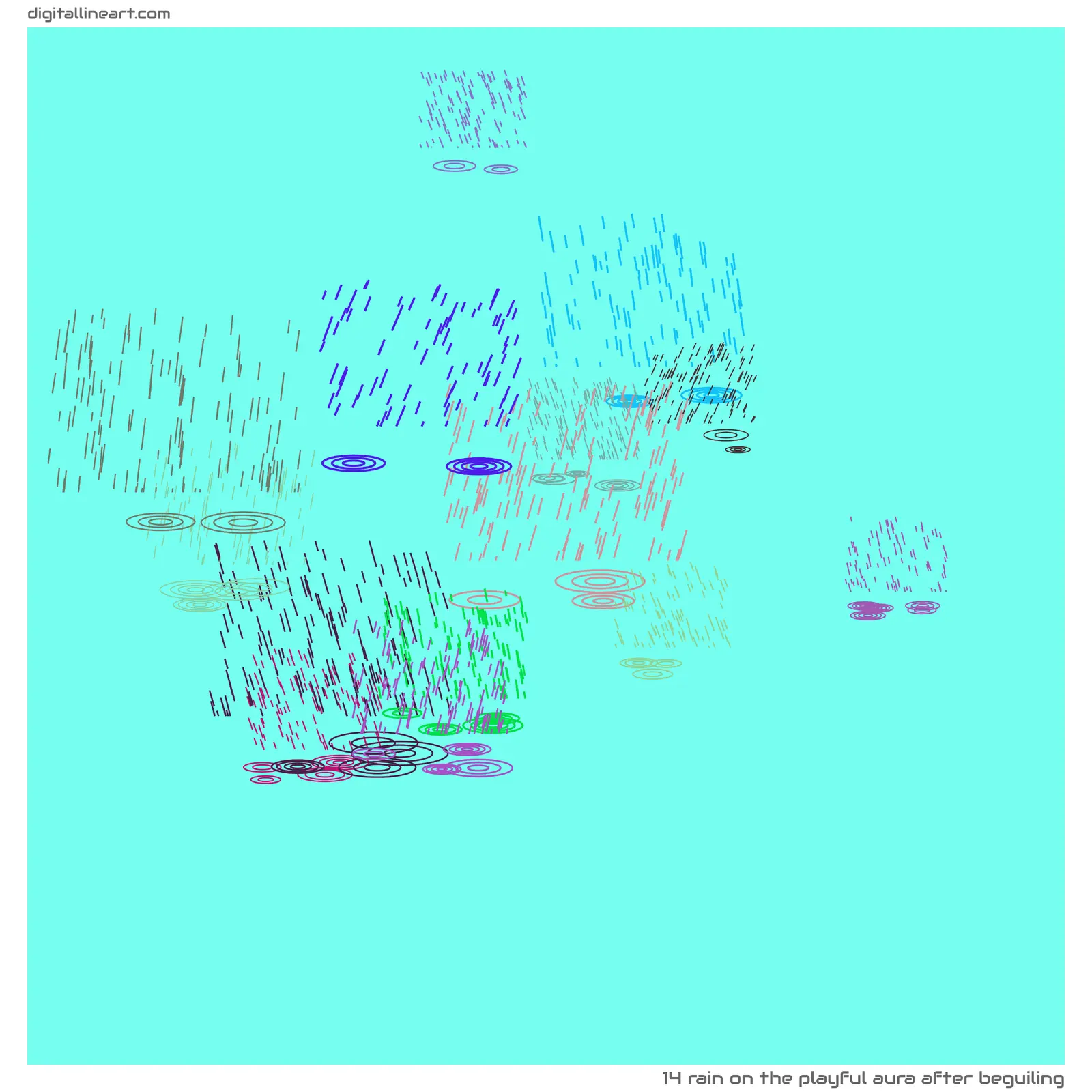 The Playful Aura after Beguiling — Rain, 14 elements