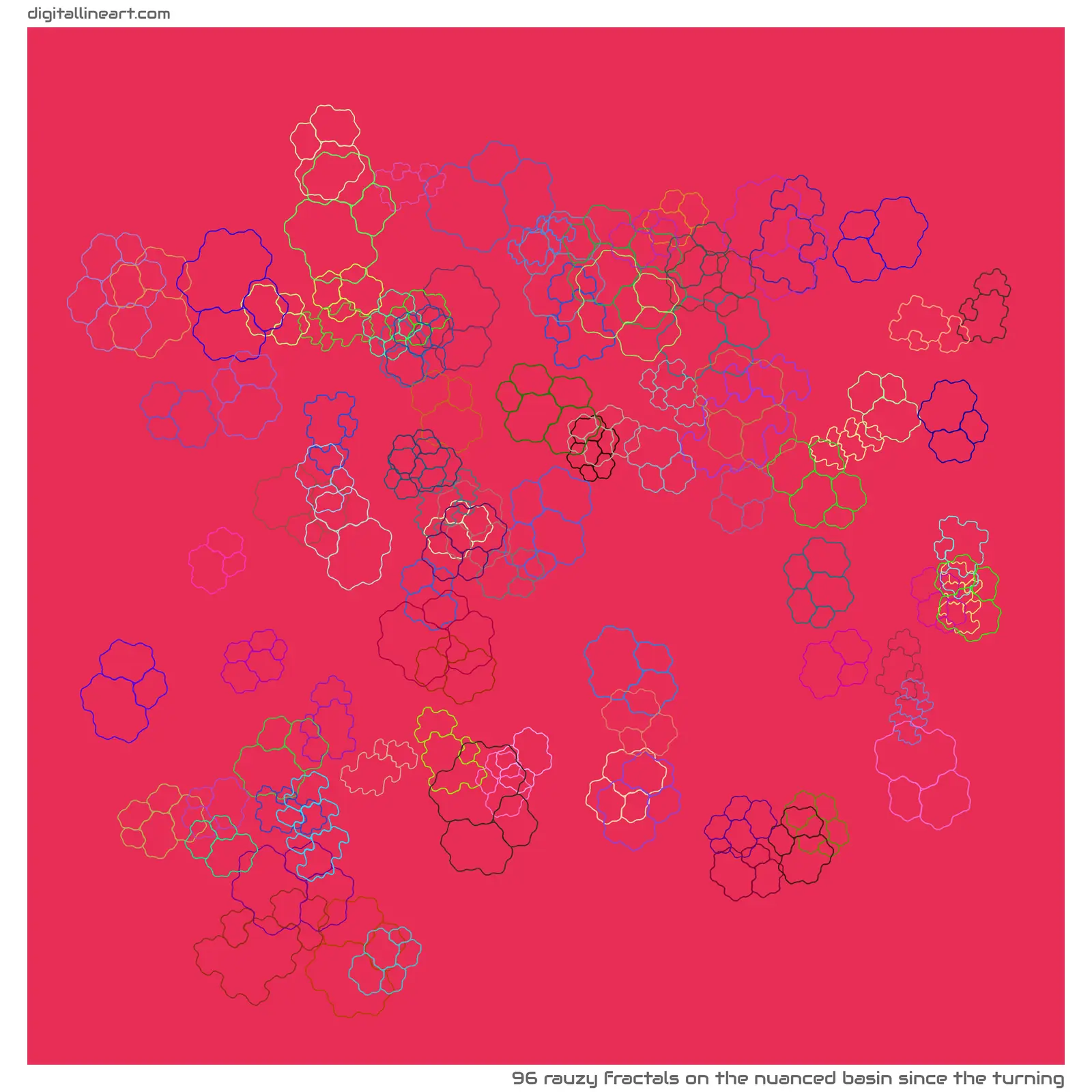 The Nuanced Basin Since the Turning — 96 rauzy fractals