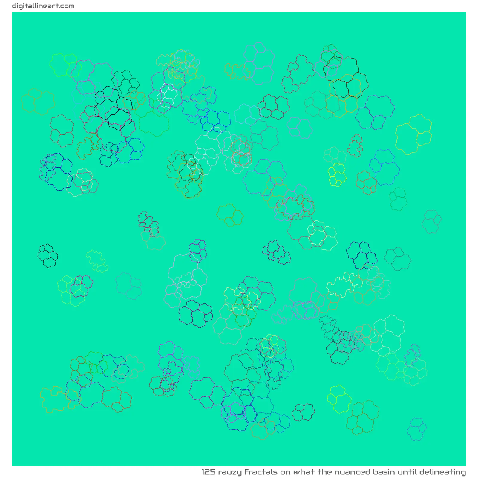 What the Nuanced Basin until Delineating — 125 rauzy fractals