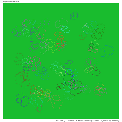 When Seemly Border Against Guarding — 66 rauzy fractals