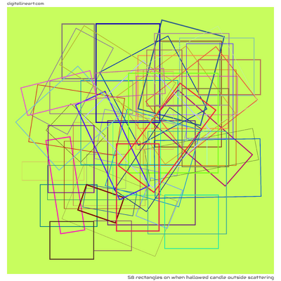 58 Rectangles in When Hallowed Candle outside Scattering