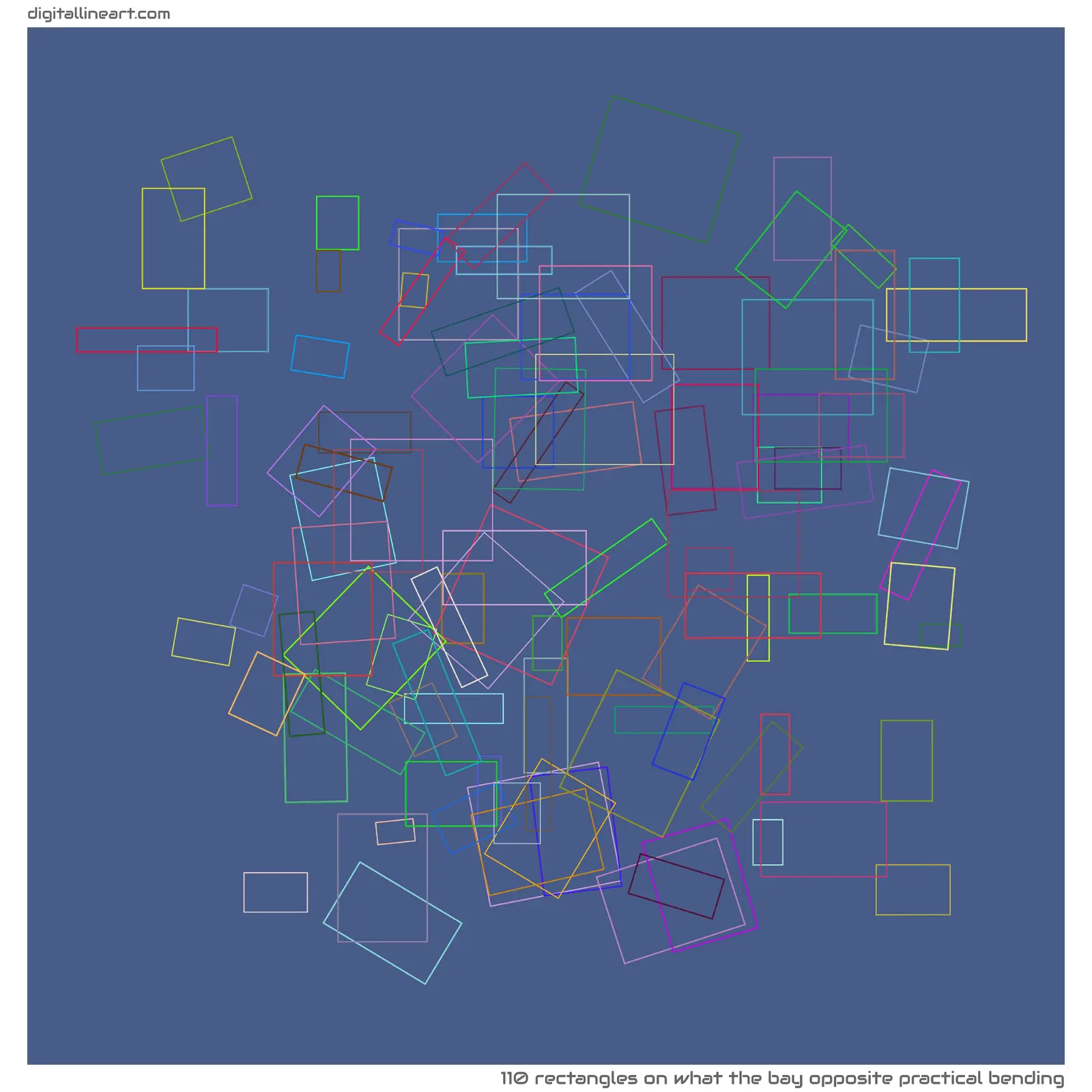 What the Bay opposite Practical Bending — 110 rectangles