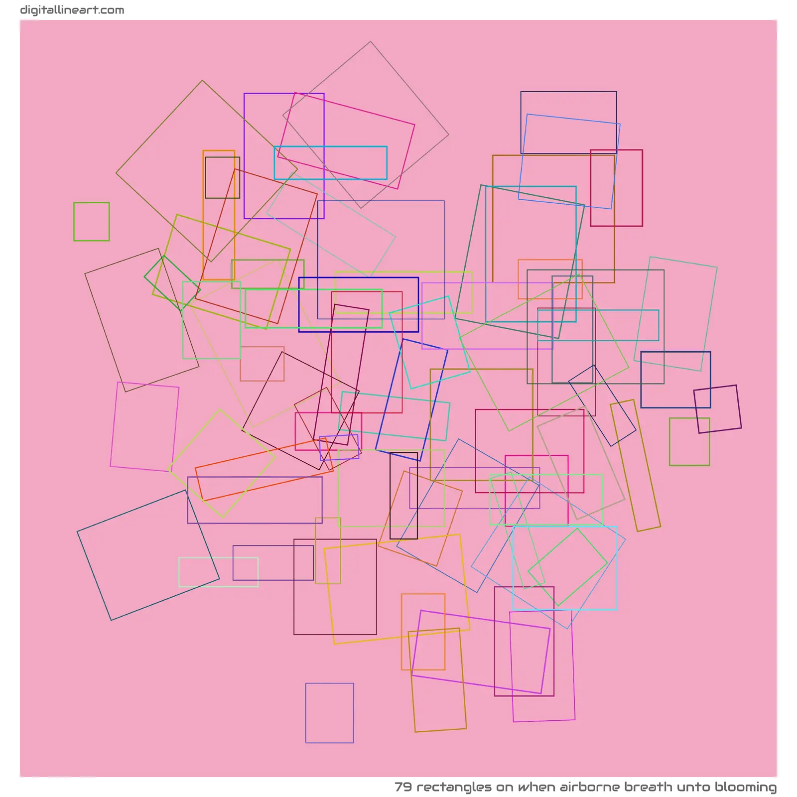 When Airborne Breath unto Blooming — 79 rectangles