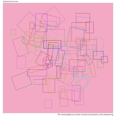 When Airborne Breath unto Blooming — 79 rectangles