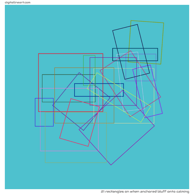 When Anchored Bluff onto Calming — 21 rectangles