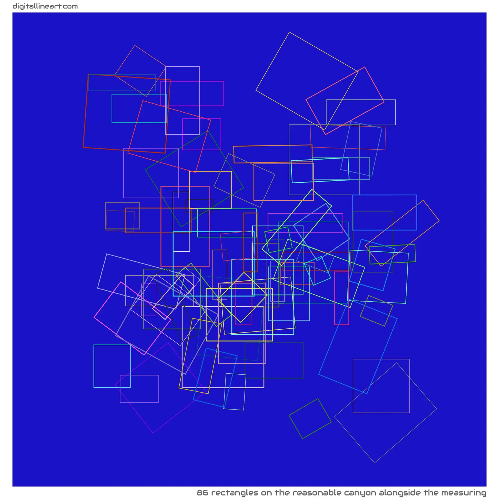 The Reasonable Canyon alongside the Measuring — 86 rectangles