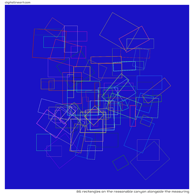 The Reasonable Canyon alongside the Measuring — 86 rectangles