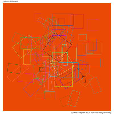 Placid Arch by Winding — 80 rectangles