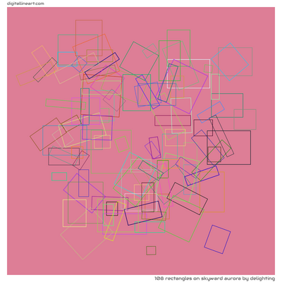 Skyward Aurora by Delighting — 108 rectangles