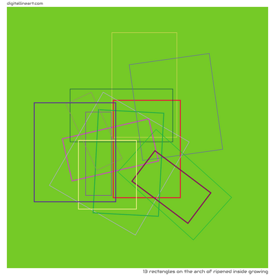 The Arch of Ripened Inside Growing — 13 rectangles