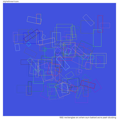 When Sun-baked Acre past Dividing — 102 rectangles