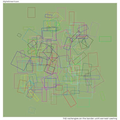 The Border until Earnest Casting — 142 rectangles
