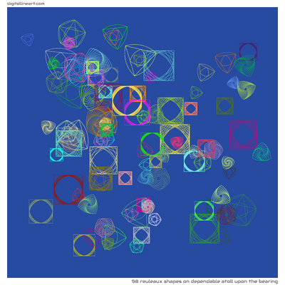 Dependable Atoll upon the Bearing — 98 reuleaux shapes