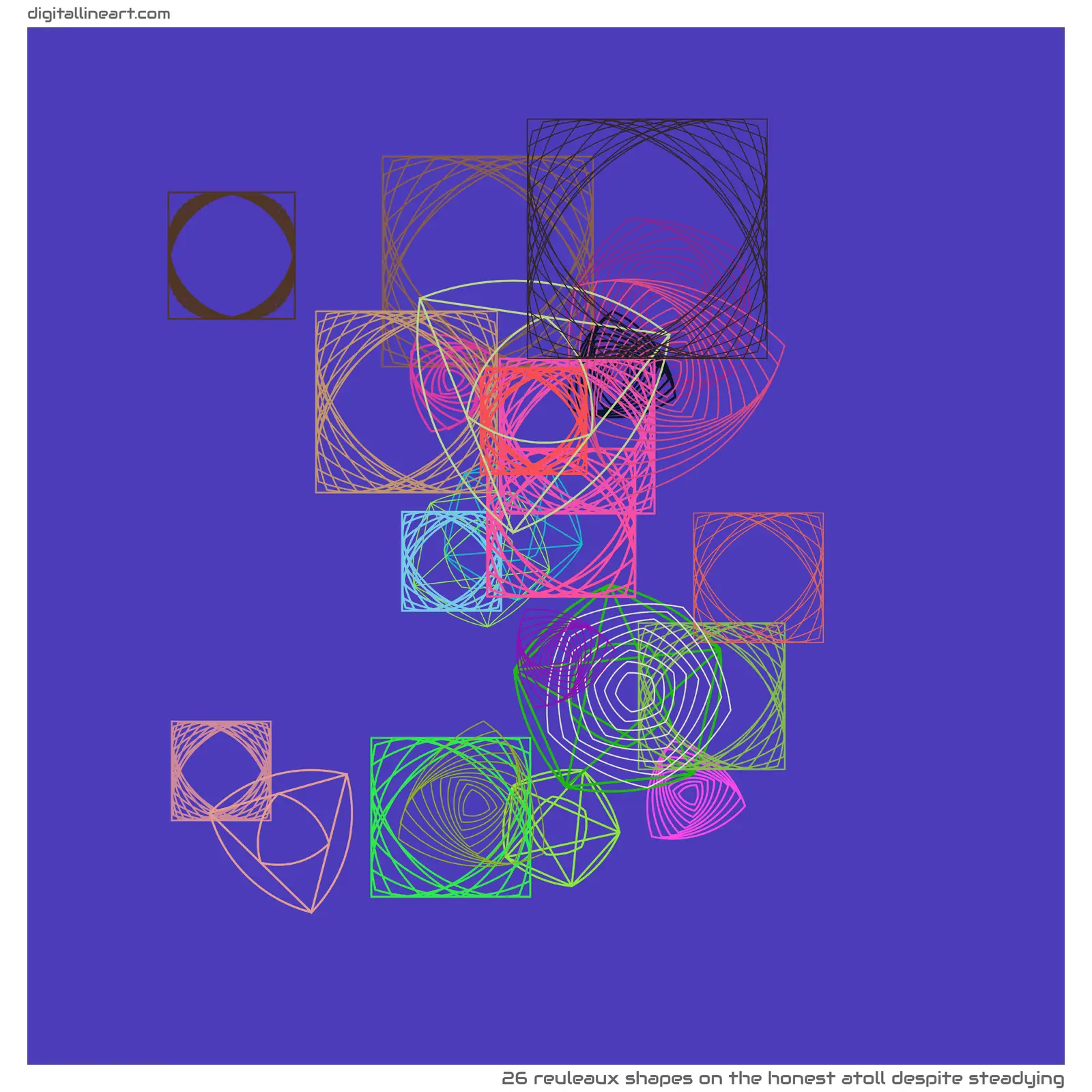 The Honest Atoll despite Steadying — 26 reuleaux shapes