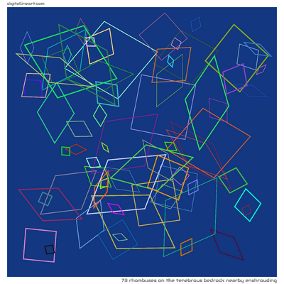 73 Rhombuses in The Tenebrous Bedrock nearby Enshrouding