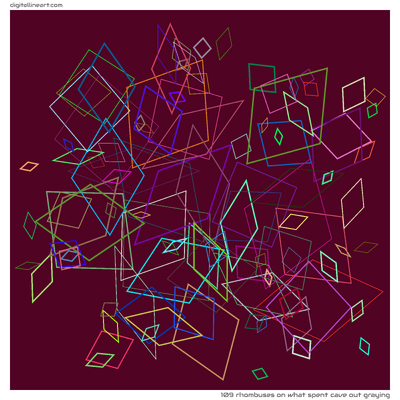 109 Rhombuses in What Spent Cave out Graying