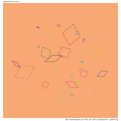 The Air onto Alabaster Uplifting — 29 rhombuses