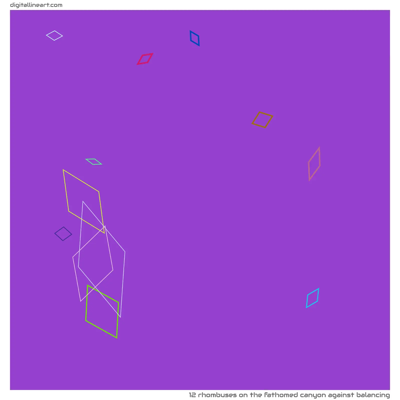 The Fathomed Canyon Against Balancing — 12 rhombuses