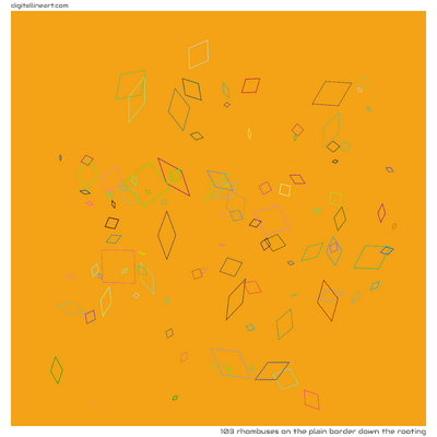 The Plain Border down the Rooting — 103 rhombuses
