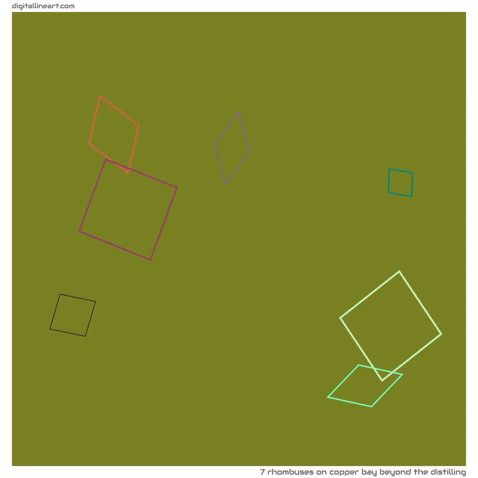 Copper Bay beyond the Distilling — 7 rhombuses