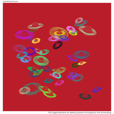 Seemly Alcove throughout the Extending — 49 ringed planets