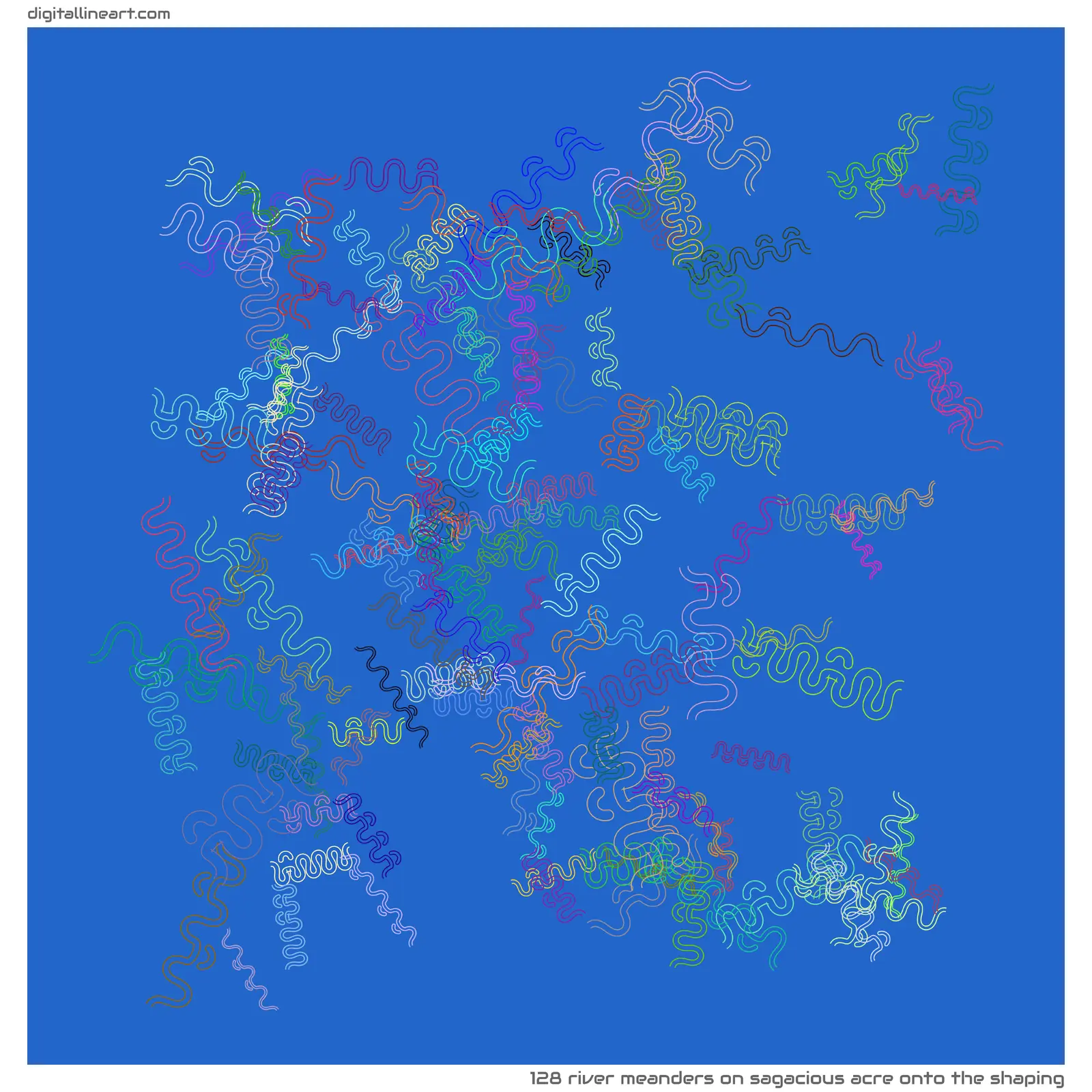 Sagacious Acre onto the Shaping — 128 river meanders