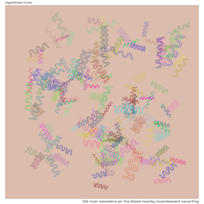 The Bloom nearby Incandescent Cavorting — 132 river meanders