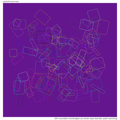 When Lean Border past Working — 124 rounded rectangles