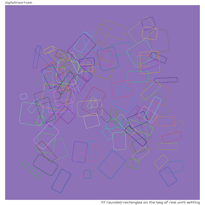 The Bog of Real until Setting — 117 rounded rectangles