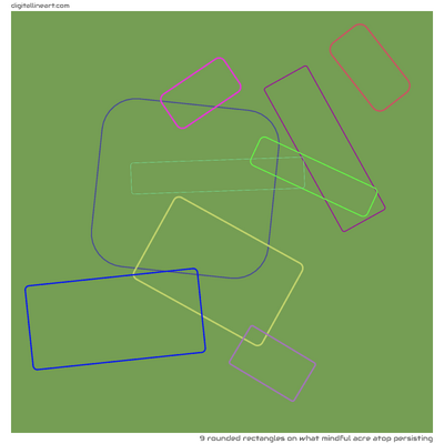 What Mindful Acre atop Persisting — 9 rounded rectangles