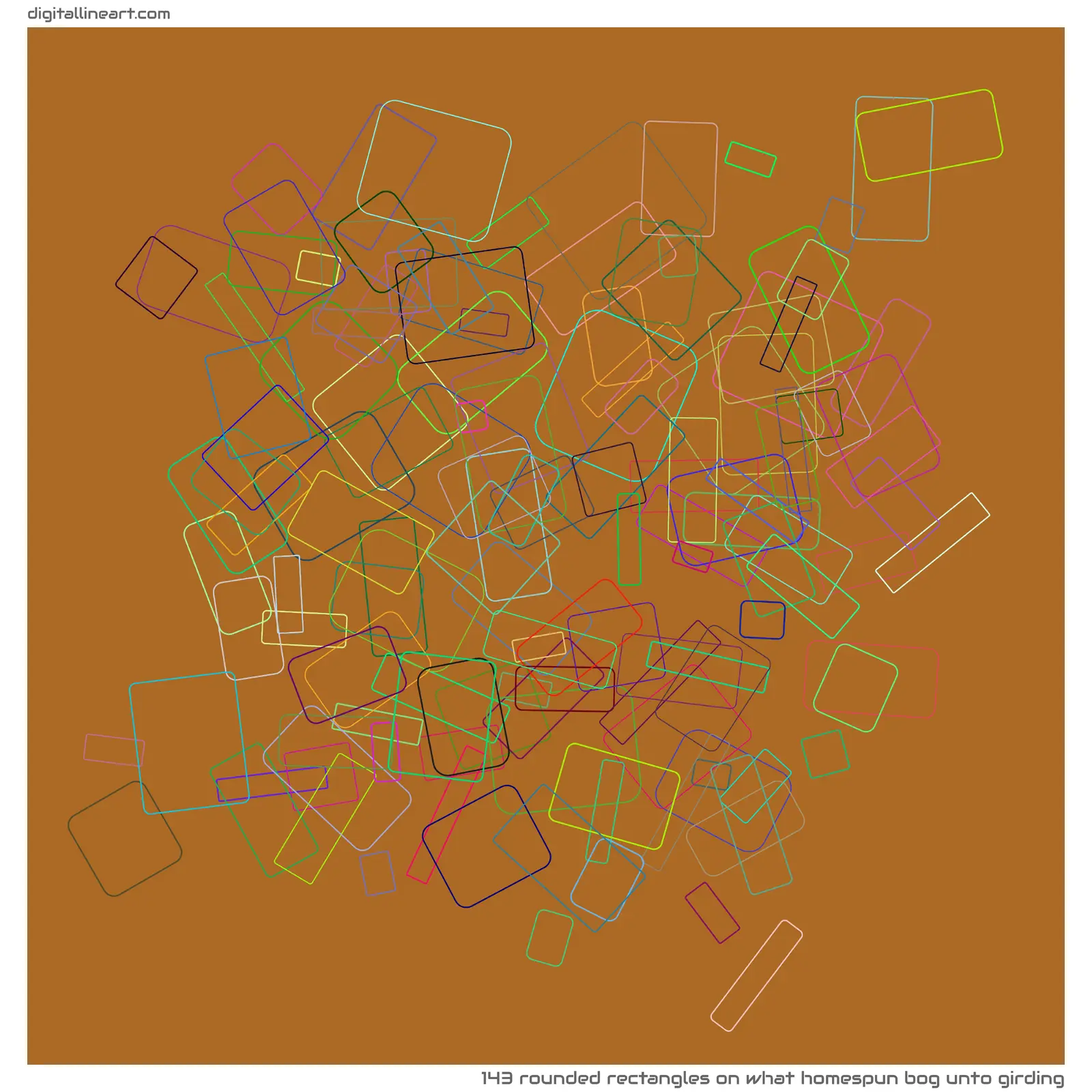 What Homespun Bog unto Girding — 143 rounded rectangles