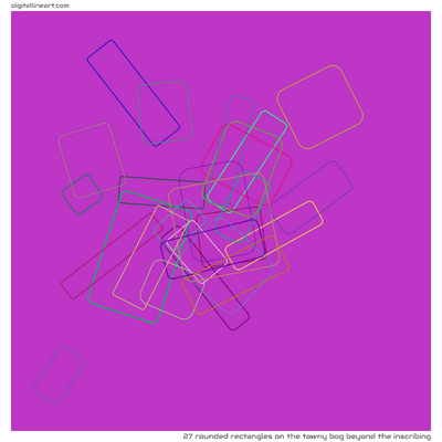 The Tawny Bog beyond the Inscribing — 27 rounded rectangles