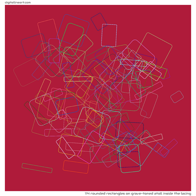 Grave-toned Atoll Inside the Lacing — 114 rounded rectangles