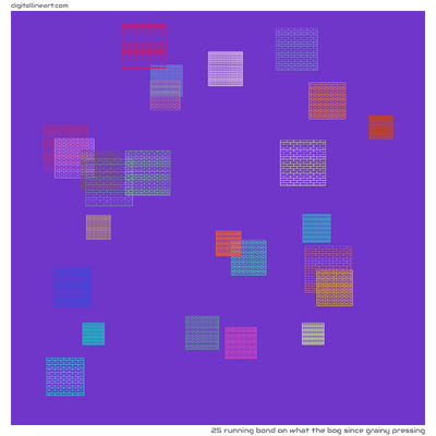 What the Bog Since Grainy Pressing — Running Bond, 25 elements