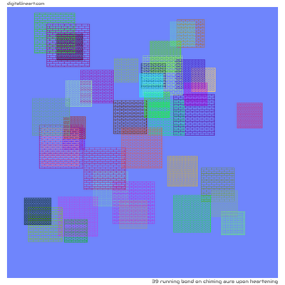 Chiming Aura upon Heartening — Running Bond, 39 elements
