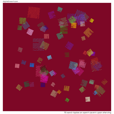 Spent Cavern upon Starving — 75 sand ripples