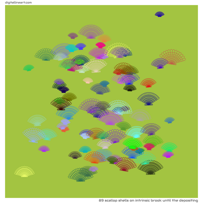 Intrinsic Brook until the Depositing — 89 scallop shells
