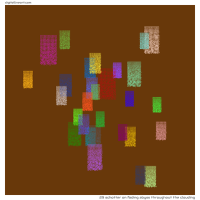 Fading Abyss throughout the Clouding — Schotter, 29 elements