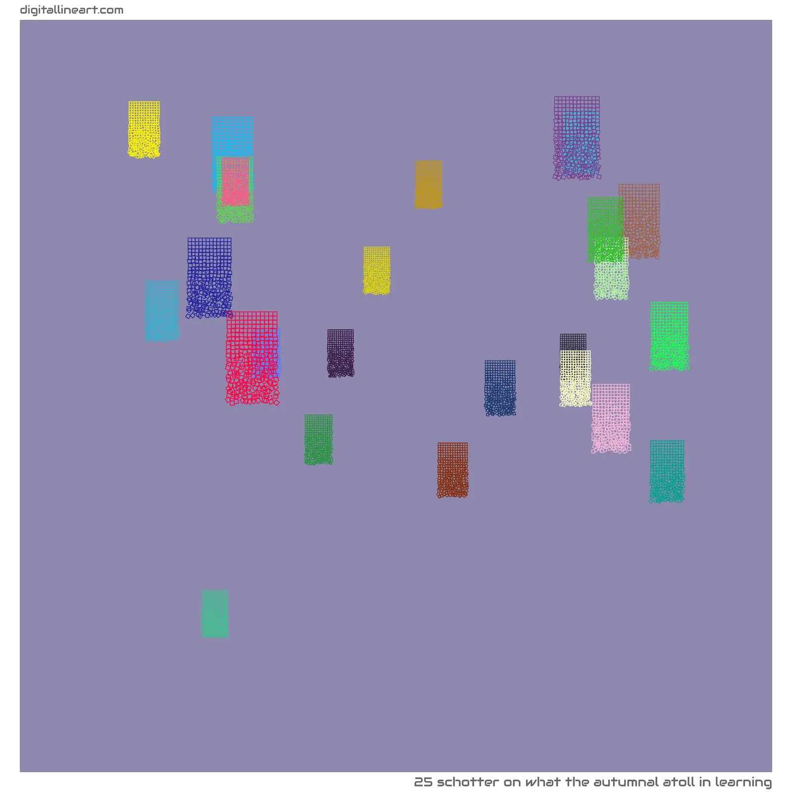 What the Autumnal Atoll in Learning — Schotter, 25 elements