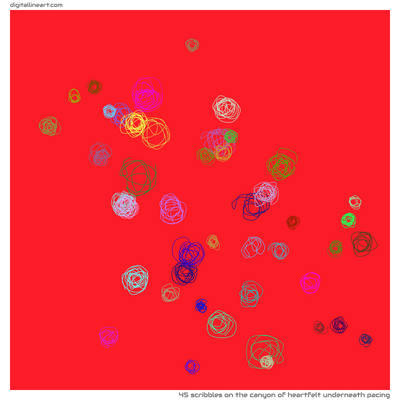 The Canyon of Heartfelt underneath Pacing — 45 scribbles