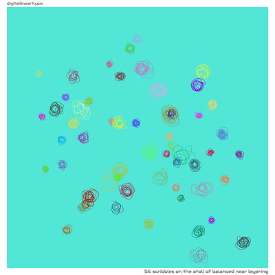 The Atoll of Balanced near Layering — 56 scribbles