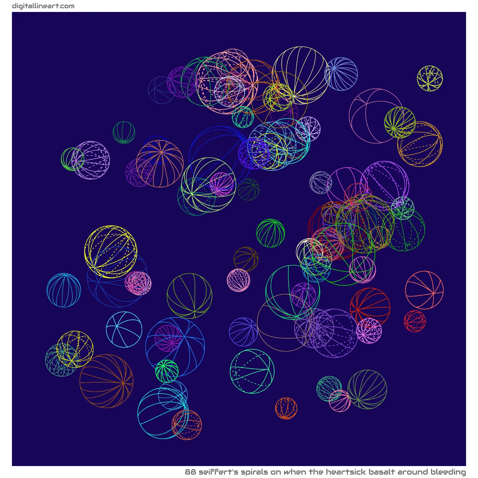 When the Heartsick Basalt Around Bleeding — 88 seiffert's spirals