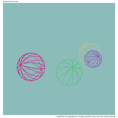 Husky Bluff Around the Channeling — 4 seiffert's spirals