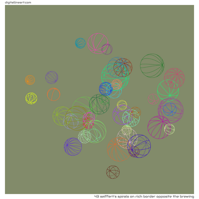 Rich Border opposite the Brewing — 43 seiffert's spirals