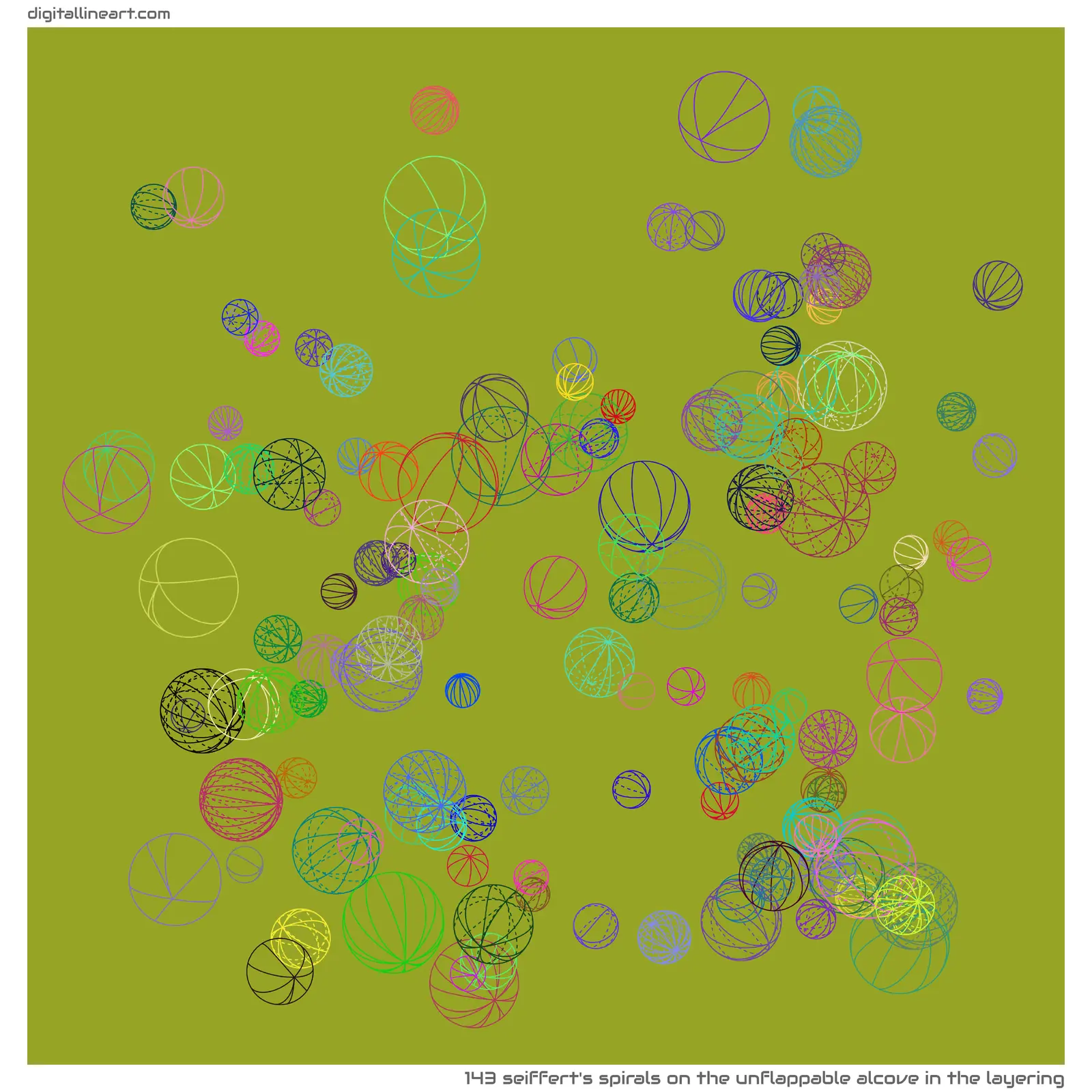 The Unflappable Alcove in the Layering — 143 seiffert's spirals