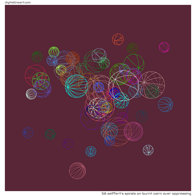 Burnt Cairn over Oppressing — 58 seiffert's spirals
