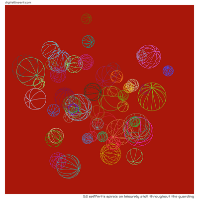 Leisurely Atoll throughout the Guarding — 52 seiffert's spirals