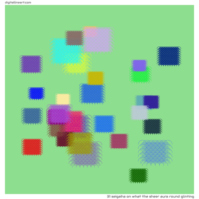 What the Sheer Aura round Glinting — Seigaiha, 31 elements