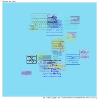 The Diamantine Alabaster on the Dazzling — 26 seismographs